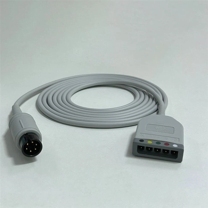 Original Mindray 6PIN ECG EKG Cable EV6101 0010-30-42782