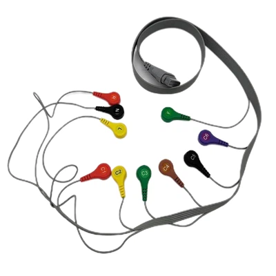 10 リード ダイナミック Ekg ホルター ケーブル Edan SE-2003 SE-2012 用