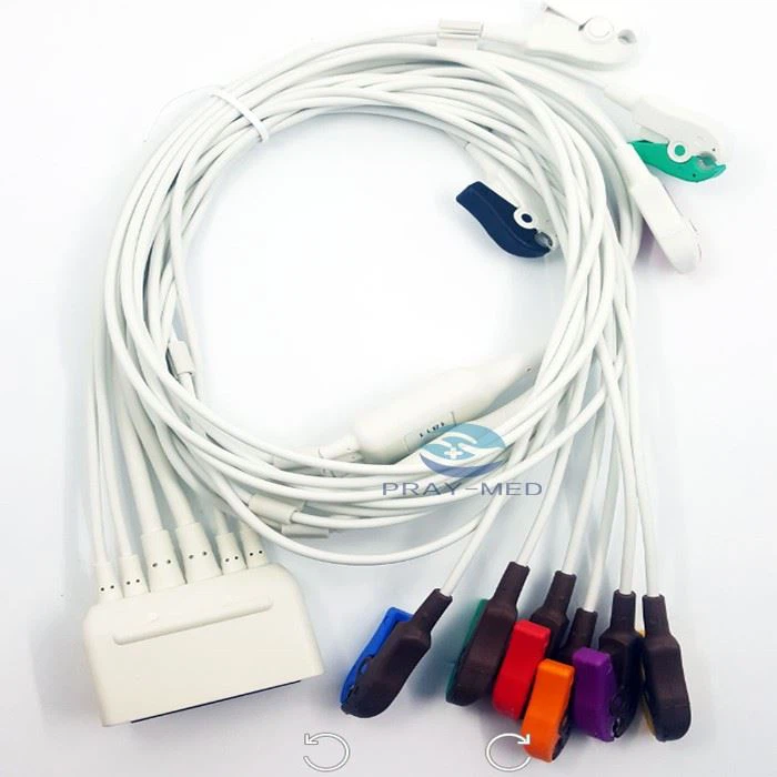 HP ECG Holter Cable 10 Leads For Philips