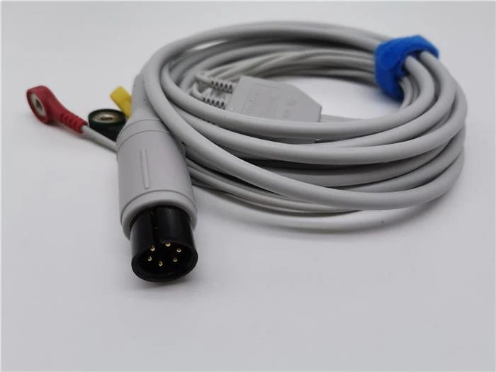 Mindray EA6132B Original 3 Leads Snap ECG Cable