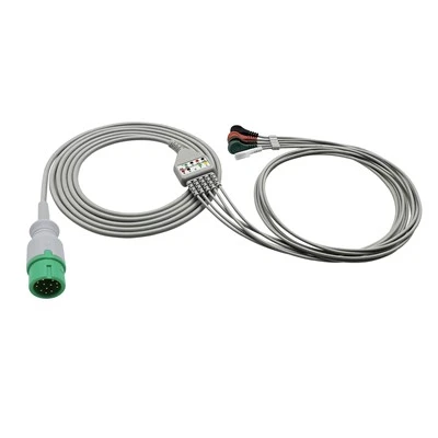 Comen 12 ピン互換の直接接続 ECG ケーブル スナップ