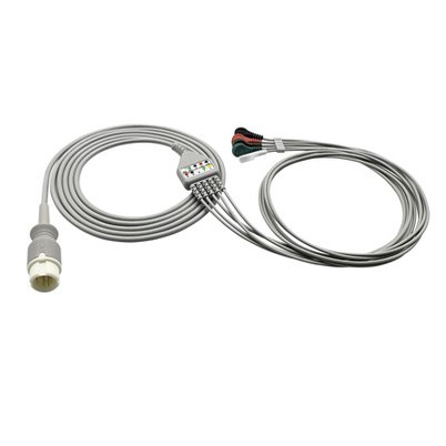フィリップス 5 リード スナップ M1986A 用 ECG ケーブル
